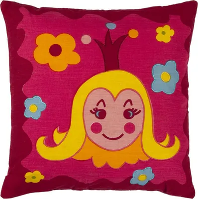 Immagine prodotto di Cuscino in cotone 40x40 della piccola principessa rosa