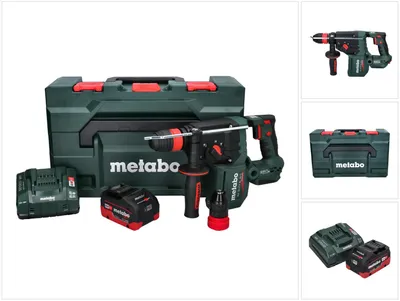 Immagine prodotto di Metabo KH 18 LTX BL 28 Q Trapano a percussione a batteria 18 V 3 J SDS plus Brushless + 1x batteria 5,5 Ah + caricabatteria + metaBOX