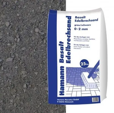 Produktbild von Basaltsplitt für dekorative Gartengestaltung (25 kg)