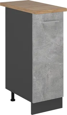 Immagine prodotto di Armadio cucina dispensa alto Vicco R-Line Calcestruzzo 30 cm , PL Rovere, Model 53574