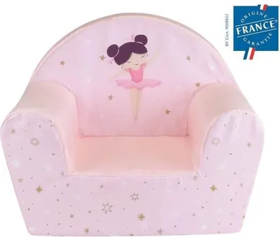 Immagine prodotto di Sedia club Ballerina per bambini - FUN HOUSE - L.52 x P.33 x H.42 cm - Rosa