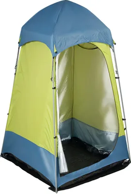 Produktbild von SucceBuy Duschzelt mit 1 Raum, Toilettenzelt (1397x1397x2184 mm) Umkleidezelt inkl. Heringen, Seilen, Tragetasche und Stahlstange, aus 200D Oxford-Gewebe für Camping, Strand und Angeln in Grün
