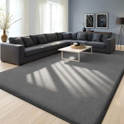 Imagen del producto de Alfombra moderna de 120 x 160 cm con base antideslizante