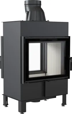 Produktbild von Tunnel-Kamineinsatz Kratki LUCY 12 kW Nennleistung Kamin Ofen Heizeinsatz