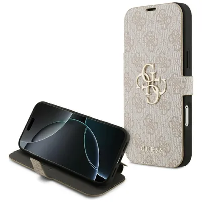 Immagine prodotto di Etui Guess Book 4G Metal Logo Na Iphone 17 Pro Max - Różowe