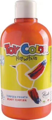 Produktbild von Temperafarbe Spielzeugfarbe 500ml - orange