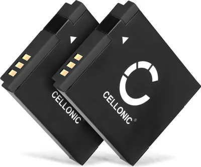 Produktbild von CELLONIC 2x Akku für Kamera Kompatibel mit Canon PowerShot SX240 HS, PowerShot SX610 HS, PowerShot S95, NB-6L - (1000mAh, 3.7V)