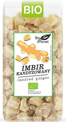 IMBIR KANDYZOWANY BIO 400 g - BIO PLANET