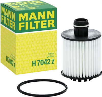 Produktbild von Ölfilter MANN-FILTER H 7042 z Filtereinsatz für OPEL Corsa E Schrägheck (X15) für FIAT PUNTO (199) Panda Schrägheck (312, 319) DOBLO Kasten/Kombi