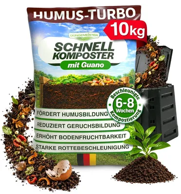 Produktbild von DÜNGEMEISTER Schnellkomposter 10 kg Kompostbeschleuniger bis 10 m³ Gartenkompost