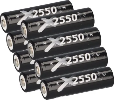 Obrázok produktu pre 8x XCell Mignon Akku LSD Plus Ni-MH 1,2 V 2550 mAh s nízkym samovybíjaním