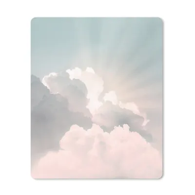Produktbild von MuchoWow® Mauspad Mousepad Himmel - Wolken - Sonne - Natur 19x23 cm - Mousepads - Maus Mat - Pad - Mausunterlage - Mauspads - Spielen