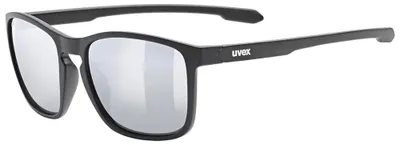 Produktbild von Uvex Sportbrille LGL 52, Größe:one size, Farbe:black matt / mirror silber