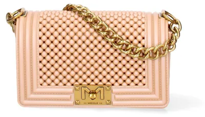 Zdjęcie produktu dla Marc Ellis Torebka Ręczna Brąz i Jasny Żółty PVC Brown and Light Yellow UNICA 11x19x6.5 cm FLAT-S-BALL_24-CHOCOLATE_-_LIGHT_OTTONE