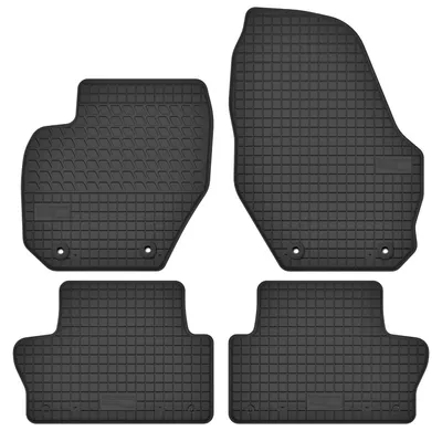 Zdjęcie produktu dla Dywaniki gumowe do Volvo XC60 I 2008-2017 (crossover) – 4 szt., czarne, dopasowane – Wielganizator SolidTread
