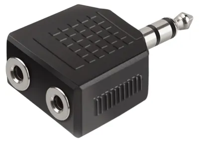 Image de VIVanco™Répartiteur audio 3,5 mm mâle vers 2 femelles