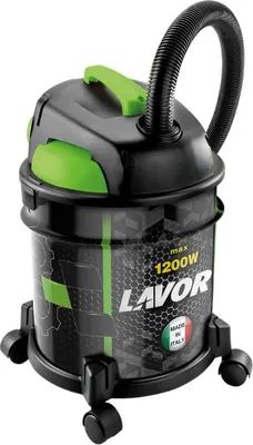 Image de Lavor Rudy 1200 S Aspirateur cylindrique sec et humide 20L 1200W noir et vert
