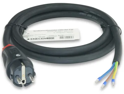 Anschlusskabel 230V/16A IP44 Gummi H07RN-F 3x2,5 mm² 3m