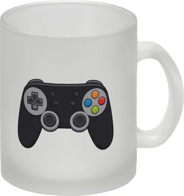 Produktbild von Videospiel-Controller Glas Tasse - Gamer Tasse