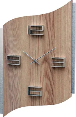 Obrázek produktu pro Moderní nástěnné hodiny 27 x 40 x 4 cm - AMS Model: 9613