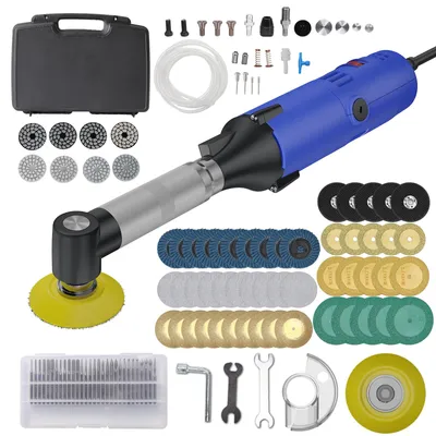 Image de Nettoyeur de joints pour carrelage - Ponceuse électrique droite de 500W - Contrôle de vitesse en 6 étapes - 220V - Pour le nettoyage, le ponçage et le polissage des joints