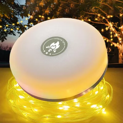 Camping-Lichterkette 10 m, 4-in-1, 8 Modi, 2800 mAh, Powerbank