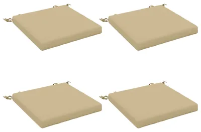 Imagen del producto de Cojines para asiento SOEST 4 uds. 100% Poliéster Beige