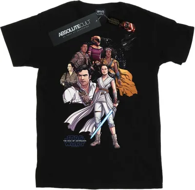 Produktbild von Star Wars: The Rise of Skywalker - "Resistance" T-Shirt für Herren BI52025 (5XL) (Schwarz)
