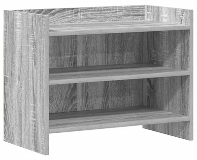 Image de Meuble TV vidaXL 60 x 33 x 47 cm, gris, aggloméré imitation bois Sonoma