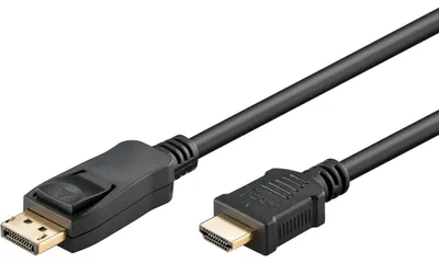 Zdjęcie produktu dla Goobay 64843, 3 m, DisplayPort, HDMI Typu A (Standard), Męska, Męska, Prosty