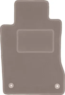Produktbild von Fahrerfußmatte Velours beige passend für Mercedes CLS C219 (2004-2010, Limousine) – mit Befestigungen – passgenau