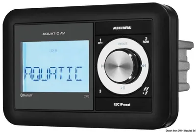 Zdjęcie produktu dla Kompaktowy, wodoodporny tuner MP6 – Osculati 29.548.79