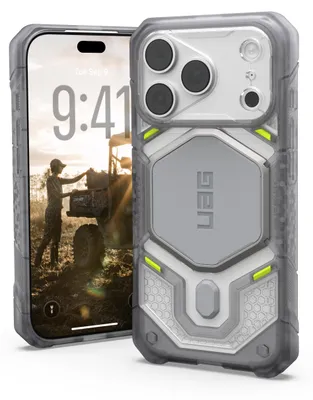 Imagen del producto de Urban Armor Gear 114569114381, funda, para Apple, iPhone 18 Pro, 16 cm (6.3"), gris