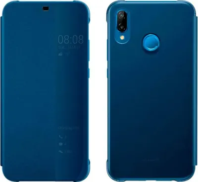 Obrázek produktu pro Huawei Smart View Flip Cover, Folio, Huawei, P20 Lite, 14,8 cm (5.84"), Modrá, Průsvitné