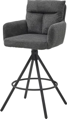 Produktbild von 2er Set Stolkom SOFIA Barhocker drehbar 180 ° Metall