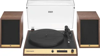 Zdjęcie produktu dla Odtwarzacz płyt Crosley C72 Bluetooth w kolorze orzechowym
