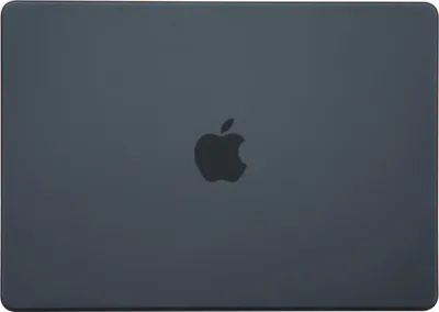 Image de Pomologic Hardshell Macbook Air 15" (M2-M5) – Protection intégrale – Accès facile à tous les ports – Matériau en polycarbonate durable - Noir