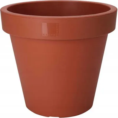 Image de Pot de jardin en terre cuite 30 x 26 cm rond