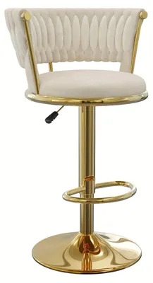 Immagine prodotto di Sgabello da bar - Sgabello per bar - Sgabello da bar regolabile - Sgabelli per bar - Altezza seduta regolabile: 78-100 cm