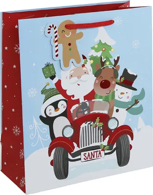 Produktbild von Clairefontaine Weihnachts-Geschenktüte "Weihnachtsmann" klein