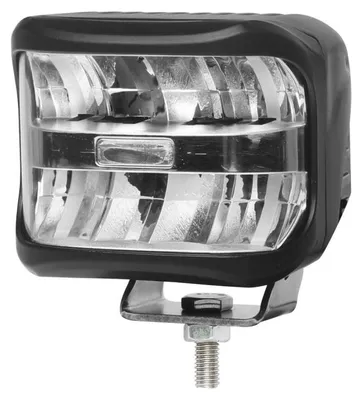 Imagen del producto de Faro de trabajo halógeno universal de 8 LEDs, 20W, 1600 lúmenes, luz blanca, 12-24V, para barras de protección, vehículos todo terreno (ATV), jeeps y vehículos 4x4