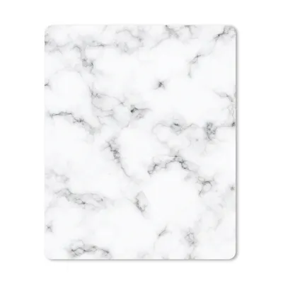 Produktbild von MuchoWow® Mauspad Mousepad Marmor - Textur - Grau - Schwarz 19x23 cm - Mousepads - Maus Mat - Pad - Mausunterlage - Mauspads - Spielen