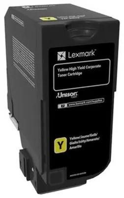 Zdjęcie produktu dla Lexmark 74C2HYE, Żółty, 1 szt.