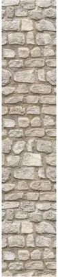 Produktbild von Vorgekleisterte Vliestapete – GRAUE STEINWAND – 1 Rolle à 300 x 60 cm