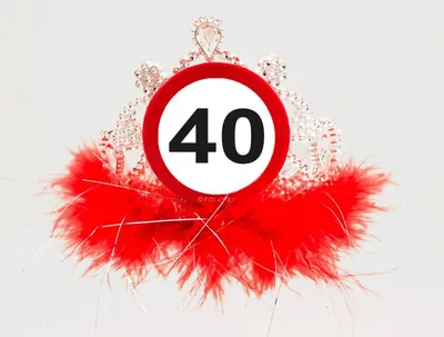Produktbild von Verkehrsschild 40 Geburtstagskrone