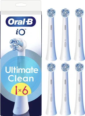 Produktbild von Oral-B Austauschbare Zahnbürstenköpfe | iO UltimateClean | Köpfe | Für Erwachsene | Anzahl der enthaltenen Bürstenköpfe 6 | Weiß