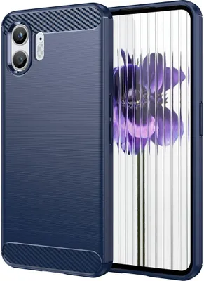 Produktbild von König Design Hülle kompatibel mit Kunststoff Soft Handyhülle - Handy Case Blau
