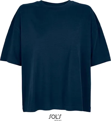 Produktbild von SOLs 03807 | WomenŽs Boxy Oversized T-Shirt - Gekämmte Baumwolle - Farbe: French Navy - Größe: L