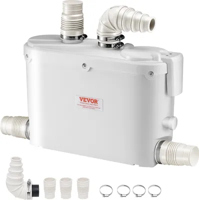 Obrázek produktu pro Čerpadlo VEVOR na odpadní vodu, 500 W, průtok 110 l/min, výtlačný výkon 8 m, čerpací stanice odpadní vody pro kuchyně, sklepy, sprchy, umyvadla, prádelny, vany