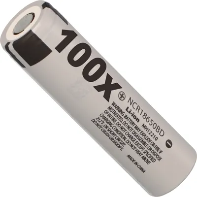 Image de 100x Panasonic Li-Ion 3.6V 3100mAh NCR18650BD NCR 18650